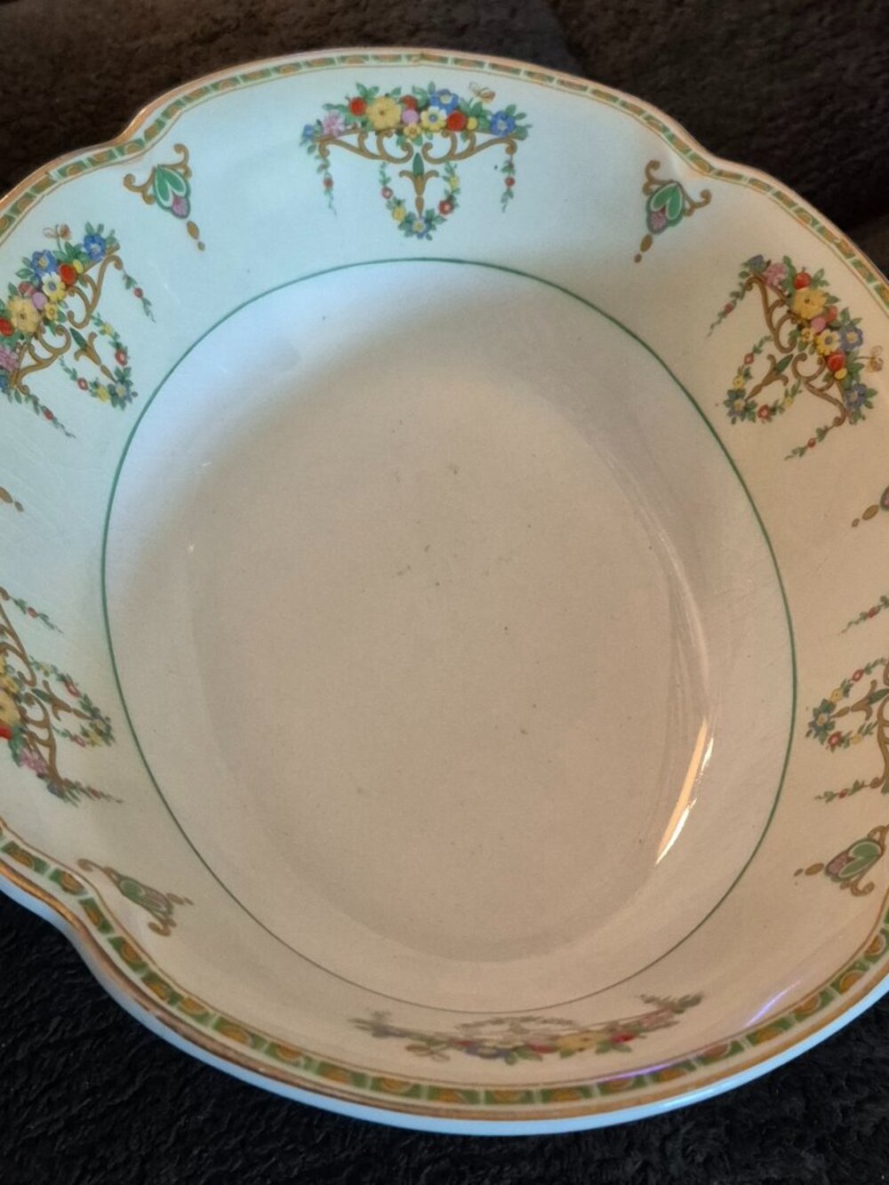Vintage Johnson Brothers Cavendish Pareek Ironstone Oval Serving Bowl England GC